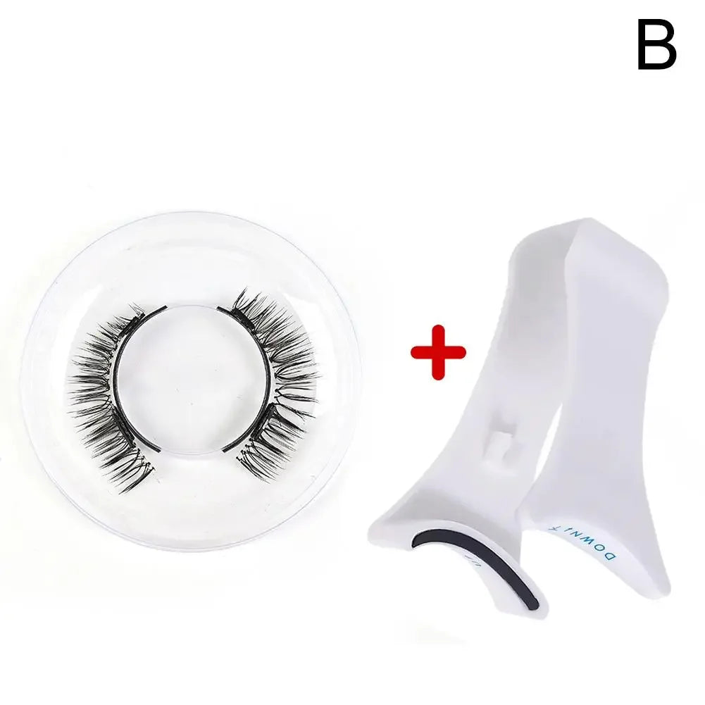 1 Pair Natural Magnetic Eyelashes – Reusable, Lightweight & Easy to Apply