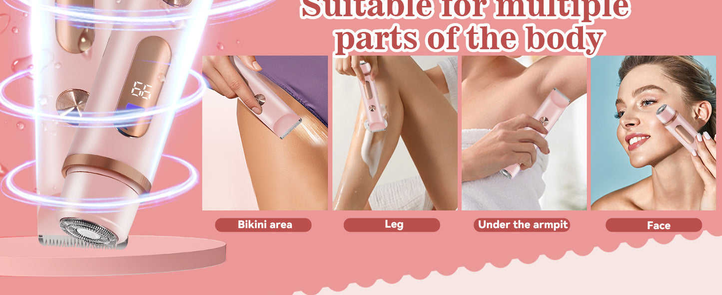 Bikini Trimmer for Women – Electric Razor & Body Epilator for Smooth Hair Removal
