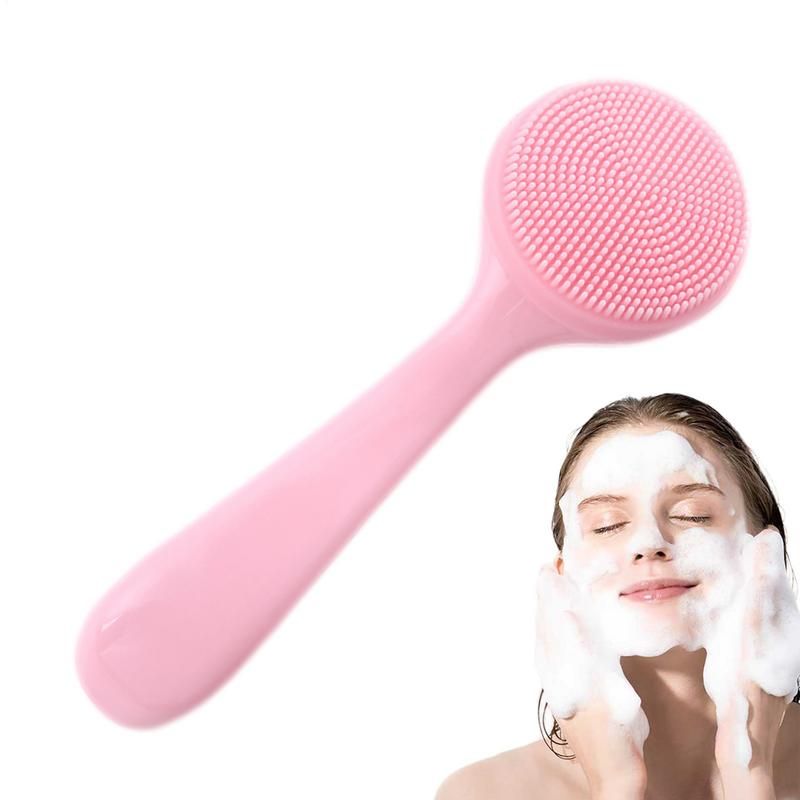 Silicone Facial Cleansing Brush – Manual Exfoliator & Face Wash